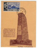 A.O.F. Dakar Philatélie : Carte Maximum : 10eme Anniversaire De La Libération 1954 - Brieven En Documenten