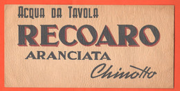 Recoaro Pubblicita' Anni 50/60 Adversing Busta Porta Tovagliolo - Tovaglioli Bar-caffè-ristoranti