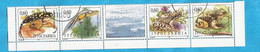 1995  JUGOSLAVIJA  JUGOSLAWIEN NATURSCHUTZ WWF  LURCHE BERGMOLCH GRIECHISCHE FORSCH  USED - Used Stamps