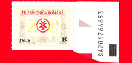 Nuovo - MNH - ITALIA - 2021 - 200 Anni Dell’Accademia Filarmonica Romana – Logo - B - Alfanumerico - 2021-...: Mint/hinged