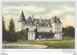 LIBIN ..-- Château De ROUMONT . 1908 Vers BRUXELLES ( Mme Vve COPPENS ) . Voir Verso . - Libin