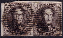 Stamps Belgium 1858 10c Used Lot#9 - 1849-1865 Medallones (Otros)