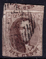 Stamps Belgium 1858 10c Used Lot#14 - 1849-1865 Medallones (Otros)