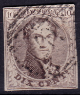 Stamps Belgium 1858 10c Used Lot#21 - 1849-1865 Medallones (Otros)