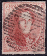 Stamps Belgium 1858 40c Used Lot#50 - 1849-1865 Medallones (Otros)