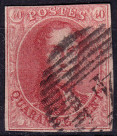 Stamps Belgium 1858 40c Used Lot#54 - 1849-1865 Medallones (Otros)