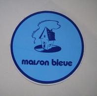 CHARLEROI Maison Bleue Disque Vinyle Musique Autocollant Sticker - Stickers