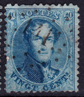 Stamps Belgium 1863 20c Used Lot#72 - 1849-1865 Médaillons (Autres)