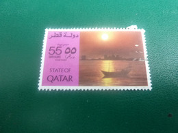 State Of Qatar - Val 55 Dirhams - Postage - Polychrome - Oblitéré - - United Arab Emirates (General)