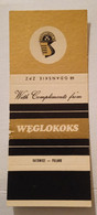 POLAND,POLOGNE,POLISH,GDANSK FACTORY,OLD UNFOLDED MATCHBOX SKILLET - Boites D'allumettes