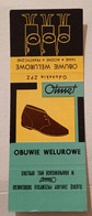 POLAND,POLOGNE,POLISH,GDANSK FACTORY,OLD UNFOLDED MATCHBOX SKILLET - Boites D'allumettes