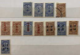 AFR 208 - Chine - Lot De Timbre-taxe De 1904-1912 Et 1913 Neuf* - Postage Due