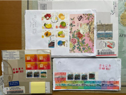HONG KONG 2 Enveloppes / Covers HONG KONG CHINA - Gebruikt