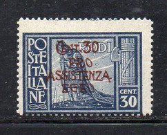 XP3214 - EGEO , Occupazione Tedesca 1943: 30+30 Cent Sassone N. 122  ***  MNH - Ägäis (Dt. Bes.)