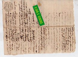 VP18.666 - Cachet De Généralité De BORDEAUX - Acte De 1786 - Obligation Par M. LABROUE à La Seigneuresse De MILHIAC - Matasellos Generales