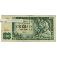 Billet, Tchécoslovaquie, 100 Korun, 1961, KM:91b, TB+ - Checoslovaquia