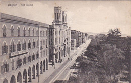 Cagliari -  Via Roma Viaggiata 1928 - Cagliari