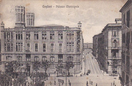 Cagliari -  Palazzo Municipale Viaggiata 1929 - Cagliari