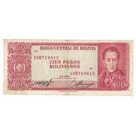 Billet, Bolivie, 100 Pesos Bolivianos, 1983, KM:164b, TB+ - Bolivia