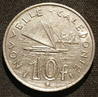 NOUVELLE CALEDONIE - 10 FRANCS 1970 - Sans IEOM - KM 5 - Pirogue à Balancier De L'île Des Pins - Nuova Caledonia