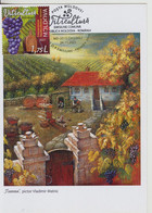2021 ,  Moldova, Viticulture , Joint Issue Republic Of Moldova-Romania , Grape , Wine Vine Wines ,maxicard - Wines & Alcohols