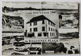 CPSM 29 Souvenir De Raguenes Plage Multivues Hôtel Pierre Guillou Plage Kercanic Rospico - Névez