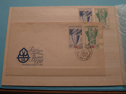 EXPOSITION De BRUXELLES ( Stamp + FDC CESKOSLOVENSKO  / Expo 1958 Bruxelas ) 1958 ! - 1958 – Brüssel (Belgien)