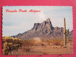 Visuel Pas Très Courant - Etats-Unis - Arizona - Picacho Peak Between Phoenix And Tucson - R/verso - Otros & Sin Clasificación