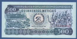 MOZAMBIQUE - P.127 – 500 Meticais 16.06.1980 UNC, Serie AA 0005617 Low Number - Mozambique