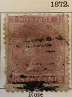 PRINCE EDWARD ISLAND  1872  3c Rose FU  CV £48 - Oblitérés