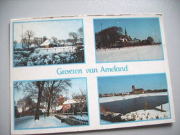 Nederland Holland Pays Bas Ameland Met Sneeuwplaatjes - Ameland