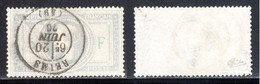 N° 33Ad (Napoléon Grand Chiffre 5) Oblitéré "REIMS" SUPERBE Signé: COTE= + 1500 € - 1863-1870 Napoleon III With Laurels