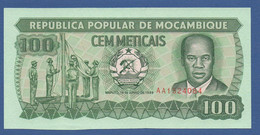 MOZAMBIQUE - P.130c – 100 Meticais 16.06.1989 UNC, Serie AA 1524084 - Mozambique