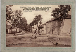 CPA -(10) VILLE-sur-TERRE -Aspect De La Fontaine Au Carrefour Des Routes De Soulaines, De Thil Et De Bar-sur-Aube - 1920 - Sonstige Gemeinden
