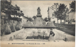 63   Montferrand    -   La  Fontaine Du Lion - Aubiere