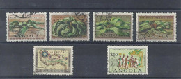 ANGOLA 1959-60 Used FULL YEARS Mf#406-11 Sc#413-18 YT#413-18 Mi#419-24 SG#538-43 Medicine, Plants,  Anniversaries - Angola