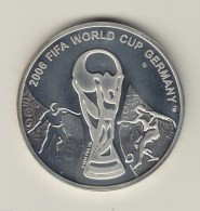 @Y@   Georgia 2004 World Cup 1 Lari Silver Coin,Proof - Georgië