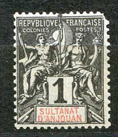 ANJOUAN -- N° 1 * NEUF Ch. - Unused Stamps