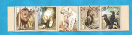 2001   JUGOSLAVIJA  JUGOSLAWIEN SERBIEN  NATURSCHUTZ  50 JAHRE PALIC ZOO  LOEWE EISBAER PINGUIN  USED - Used Stamps