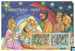 Sri Lanka Stamps 2021, Christmas, MS - Sri Lanka (Ceilán) (1948-...)