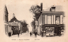 Cpa De Tôtes - Route De Neufchâtel - - Totes