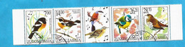 2002   JUGOSLAVIJA  JUGOSLAWIEN SERBIEN  WWF GESCHUEZTE TIEREN VOGEL BIRDS SINGVOEGEL USED - Usados