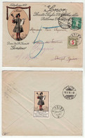 Suisse // Schweiz // Taxe // Lettre Publicitaire Taxée De Genève Pour Gingins(vignette Au Dos De La Lettre) - Postage Due