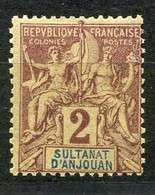 ANJOUAN -- N° 2 * NEUF Ch. - Unused Stamps