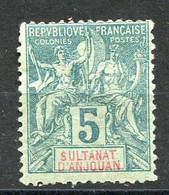 ANJOUAN -- N° 4 * NEUF Ch. - Unused Stamps