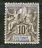 ANJOUAN -- N° 5 * NEUF Ch. - Unused Stamps