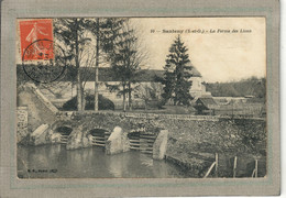 CPA - (94) SANTENY - Aspect De L'accès à La Ferme Des Lions Par Le Pont Sur Le Réveillon En 1907 - Santeny