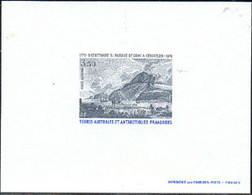 F.S.A.T.(1976) Cook's Ship At Kerguelen. Deluxe Sheet. Scott No C46, Yvert No PA47. - Imperforates, Proofs & Errors