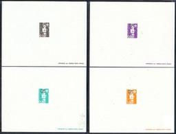 ST. PIERRE & MIQUELON(1990) Marianne De Briat. Complete Set Of 11 Deluxe Proofs Of The 1990 Issue. - Imperforates, Proofs & Errors