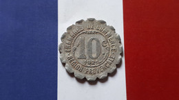 FRANCE REGION PROVENCALE 10 CENTIMES NECESSITE 1921 CHAMBRE DE COMMERCE - Monétaires / De Nécessité